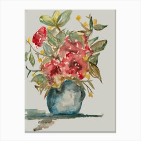 Jug full of Flowers Canvas Print