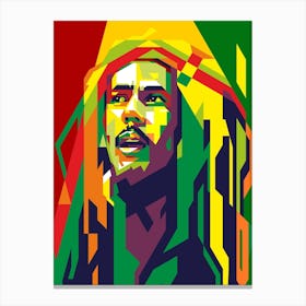 Bob Marley Pop art Canvas Print