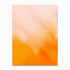 Vibrant Orange Gradient Canvas Print