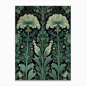 William Morris Floral Wallpaper 8 Canvas Print