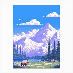 Pixel Art 1 Canvas Print