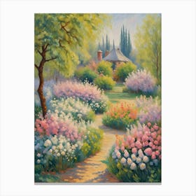 Romantic Garden Path Canvas Print