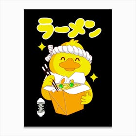 Ramen Duck Canvas Print