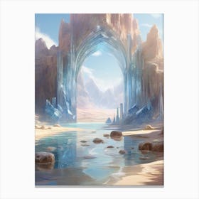 Ice Cave Canvas Print