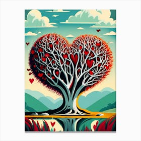 Heart Tree 5 Canvas Print