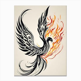 Phoenix Tattoo 3 Canvas Print