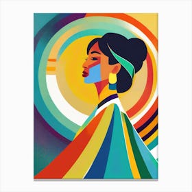 Rainbow Woman 7 Canvas Print