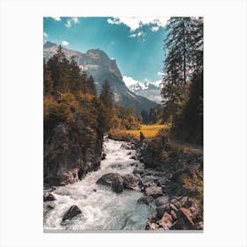 Swiss Alps Canvas Print