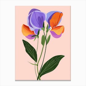 Sweet Peas 5 Canvas Print