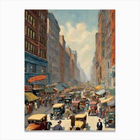 New York City Street Scene 24 Canvas Print
