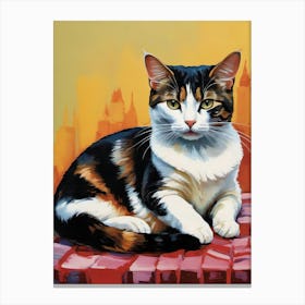 Cat In The City Canvas Print