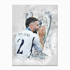 Dani Carvajal Real Madrid Canvas Print