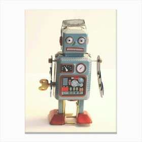 Vintage Robot for kids Canvas Print