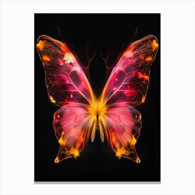 Fire Butterfly Canvas Print