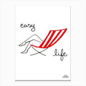 Easy Life Canvas Print