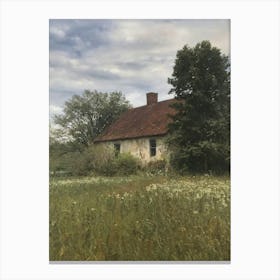 Old House In The Field Canvas Print