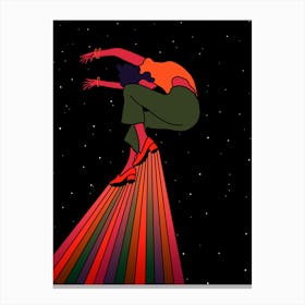 Dancing In Outer Space Canvas Print