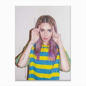 Alison Wonderland Painted Canvas Print