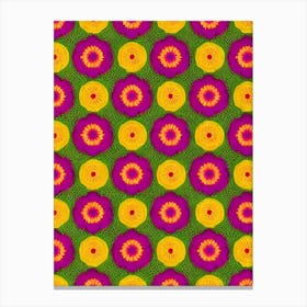 Pansy Andy Warhol Flower Canvas Print