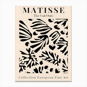 Matisse The Cut Outs Collection European Fine Art Canvas Print