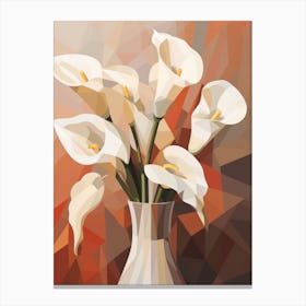Calla Lily Flower Still Life Painting 2 Dreamy Canvas Print