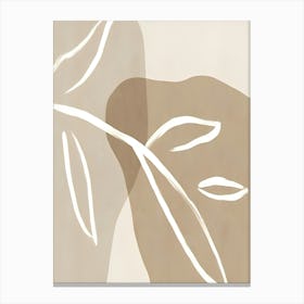 Abstract Leaves 1 Canvas Print