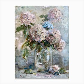 A World Of Flowers Hydrangea 4 Painting Canvas Print