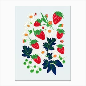 Wild Strawberries, Plant, Tarazzo 1 Canvas Print