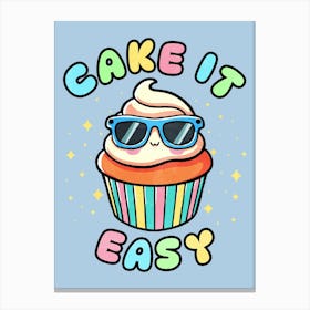 Cake It Easy Canvas Print