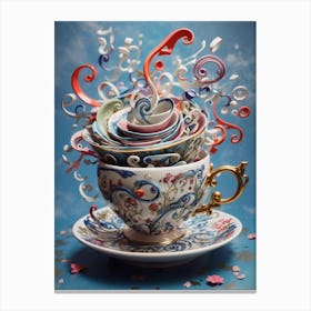 Teacup Canvas Print