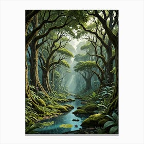 Overgrowth Canvas Print