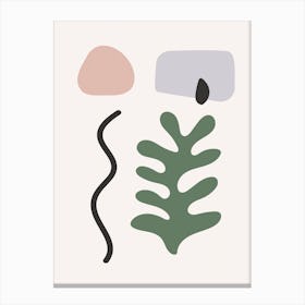 Organic Matisse Inspired Shapes Canvas Print