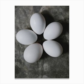 White Eggs 2 Canvas Print