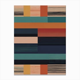 Abstract Stripes Canvas Print