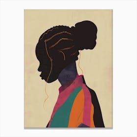 Portrait Of African Woman 39 Canvas Print