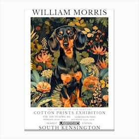 William Morris Exhibition Animals Series 50 Canvas Print