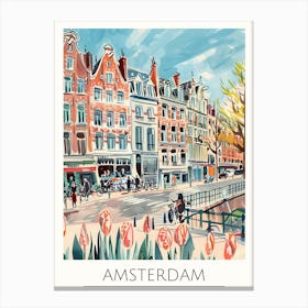 Amsterdam Tulips Canvas Print