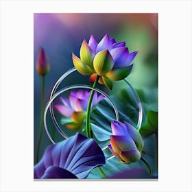 Lotus Flower 168 Canvas Print