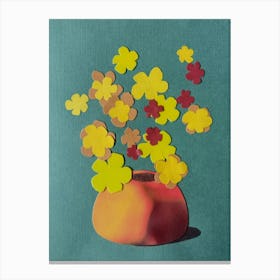 A Vase of Flowers Canvas Print