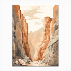 El Caminito Del Rey Spain 1 Hiking Trail Landscape Canvas Print