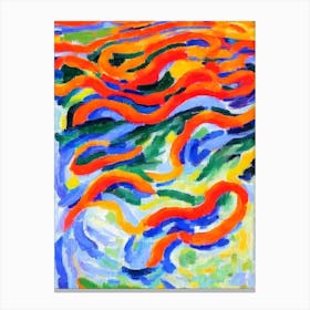 Fireworms Matisse Inspired Canvas Print