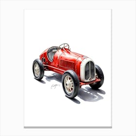 Vintage Racing Car Canvas Print