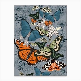 Papillon Canvas Print
