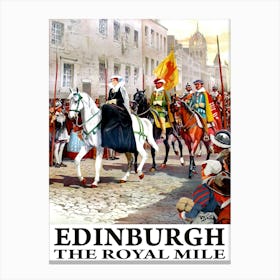 Edinburgh, The Royal Mile Canvas Print