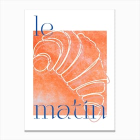 Le Matin 1 Canvas Print