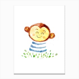 Little Monkey Canvas Print