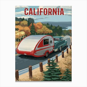 California Road Trip Canvas Print