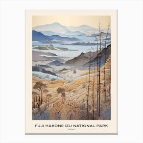 Fuji Hakone Izu National Park Japan 2 Poster Canvas Print