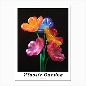 Bright Inflatable Flowers Poster Forget Me Not 2 Canvas Print