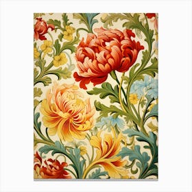 Floral Wallpaper 205 Canvas Print